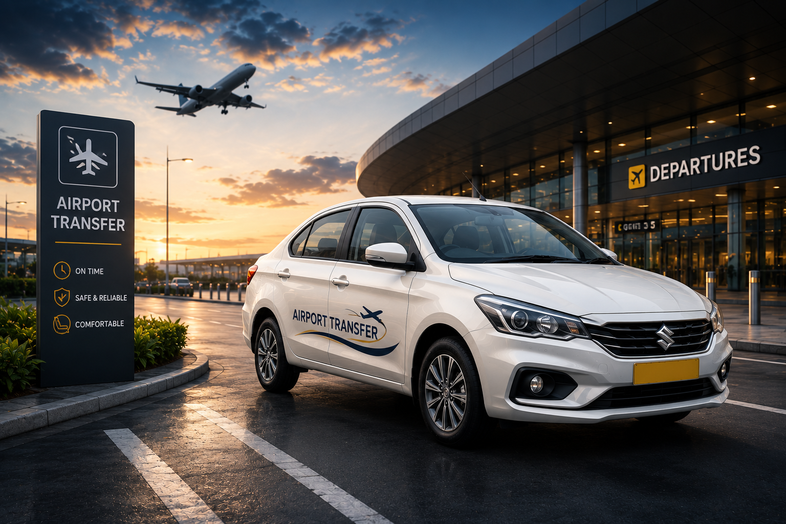Airport taxi service